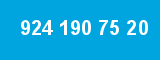 924 190 75 20